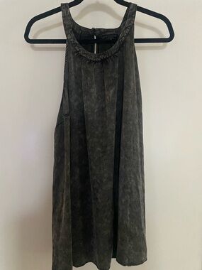torrid Washed Black Halter Tank